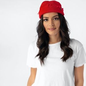Ethika - Raw Edge Beanie - Red